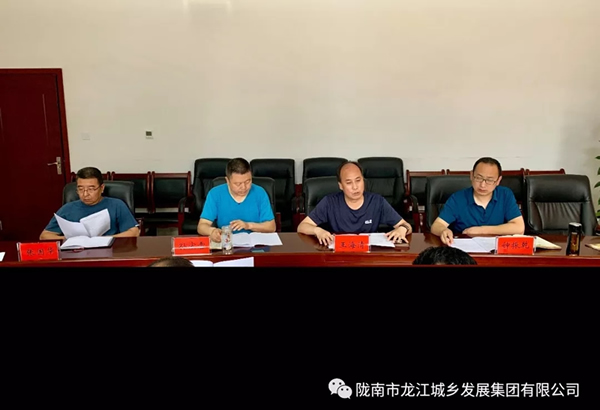 成縣金和國有資產投資有限公司赴我公司進行考察交流